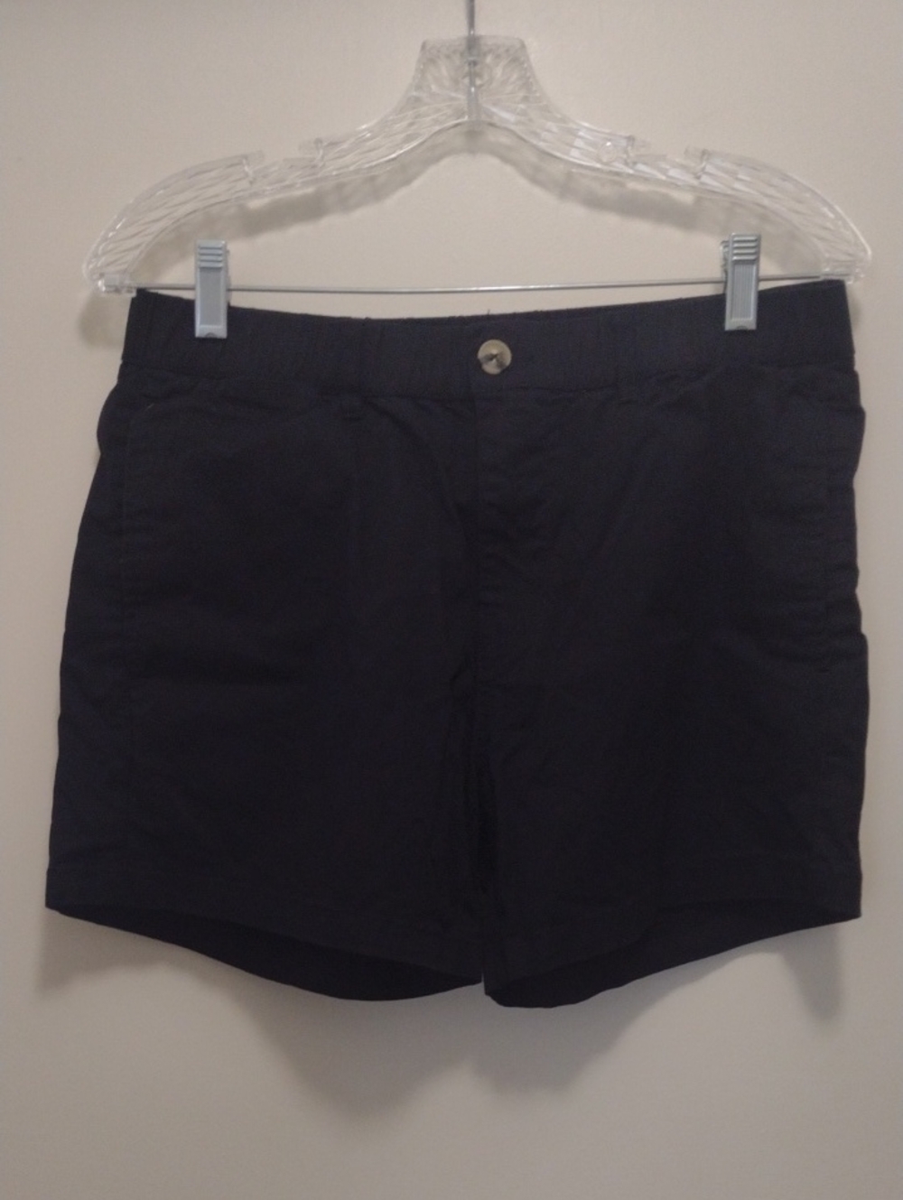 Maamgic Women's Black Cotton Casual Shorts (J1332)